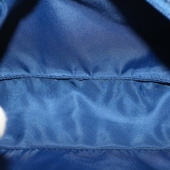 PRADA Accessory Pouch Nylon Blue Auth 44146 - Picture 11 of 16